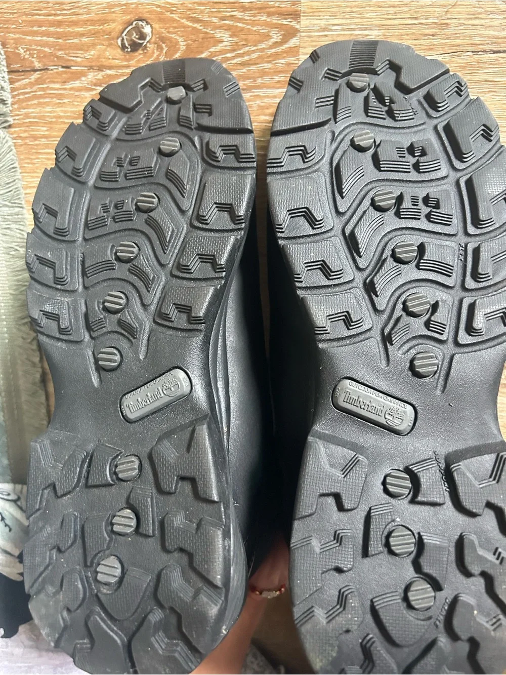 Timberland Black Men's Leather Work Boots